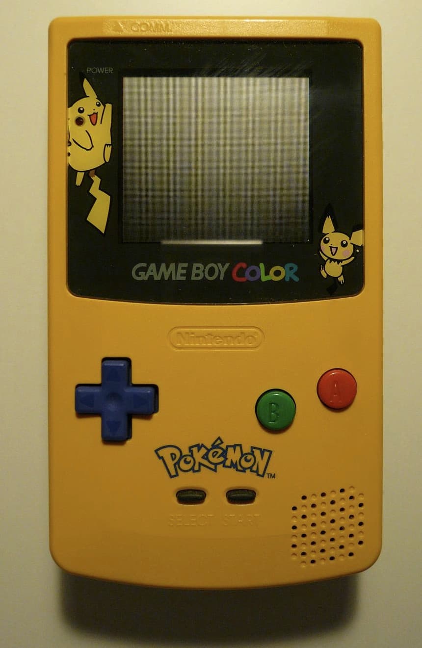 Consola Game Boy Color Pikachu (Edición especial)