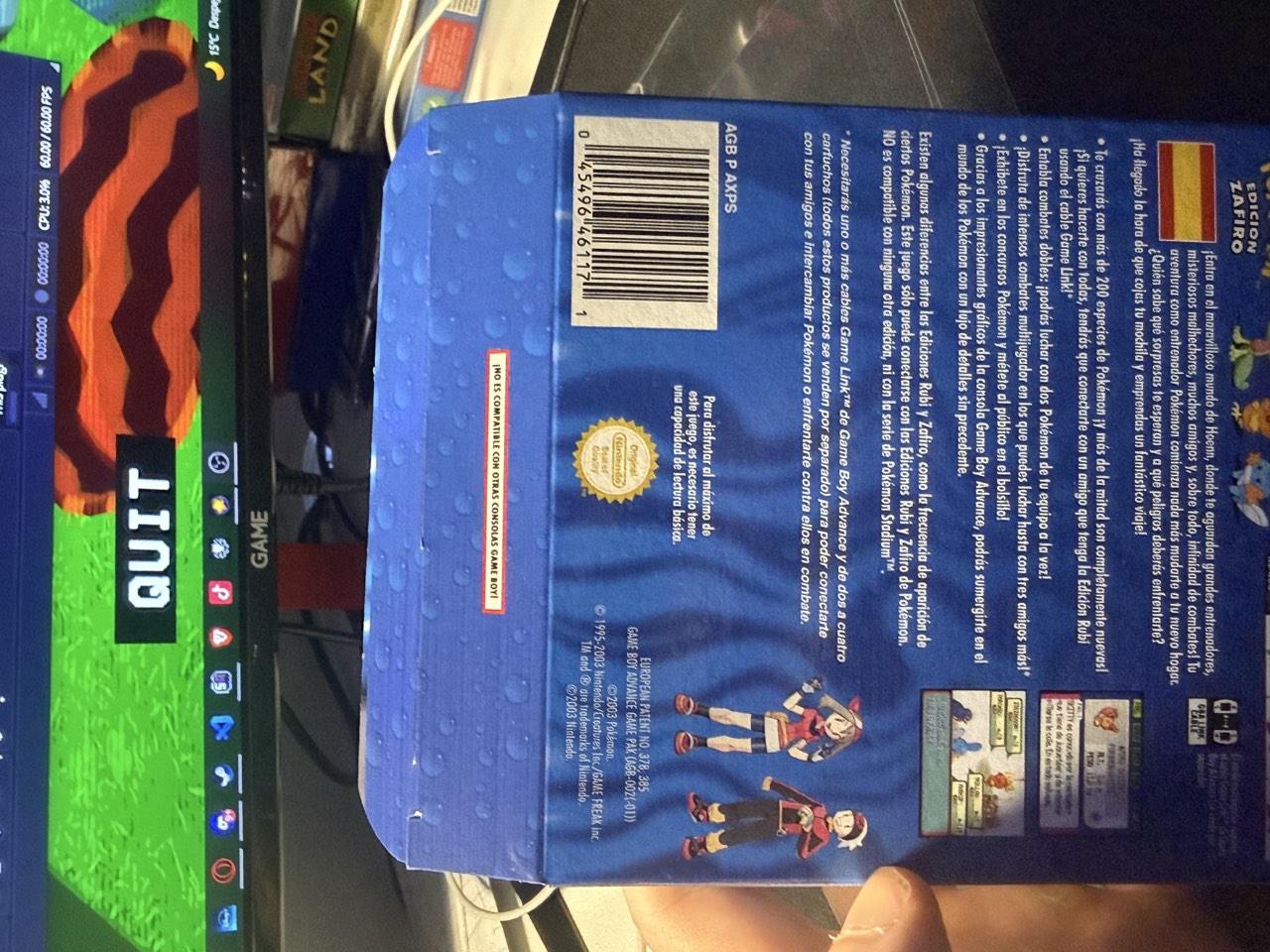 [DEMO] Protector caja Pokemon Sapphire (Game Boy Advance) · Comunidad imagen 3
