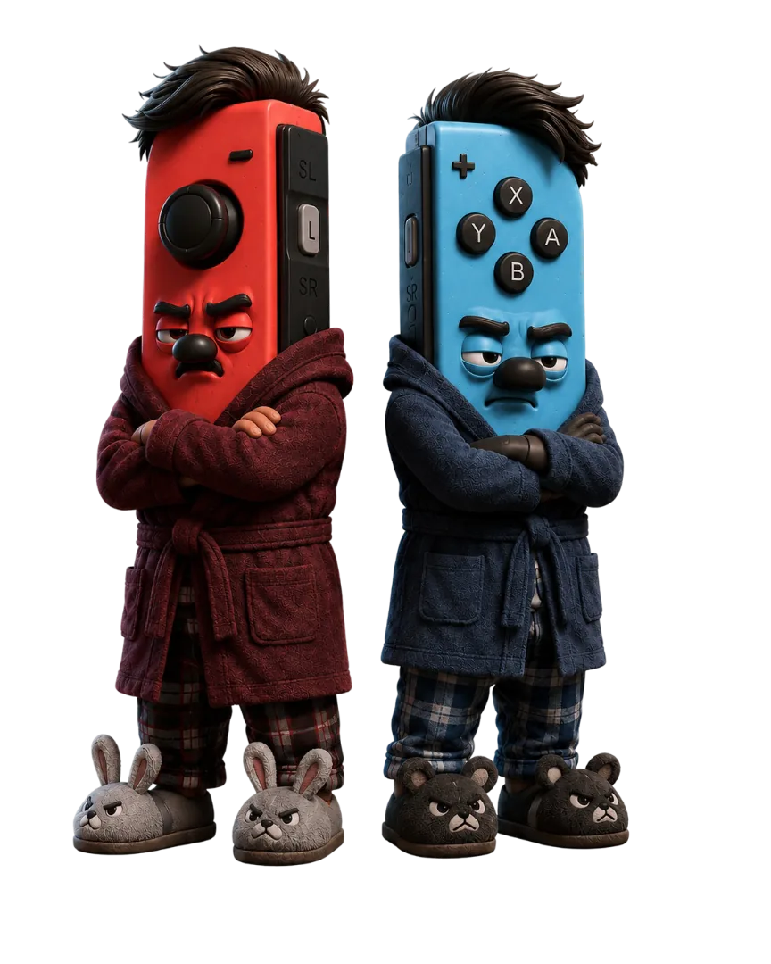 Render o referencia visual de JOY & GRUMP en Retroville
