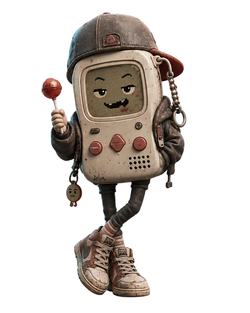 Render o referencia visual de PIPO en Retroville
