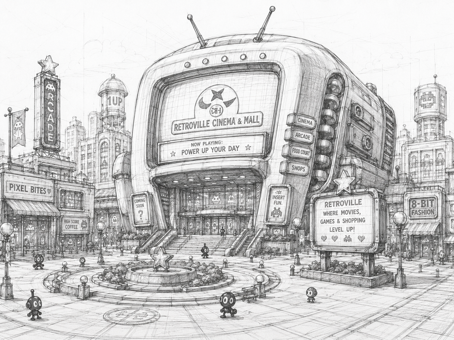 Cinema & Mall District